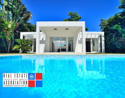 New villa in Ocean Front gated condo